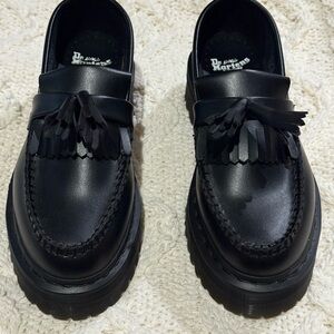 Dr. Martens Black Tassel Loafers